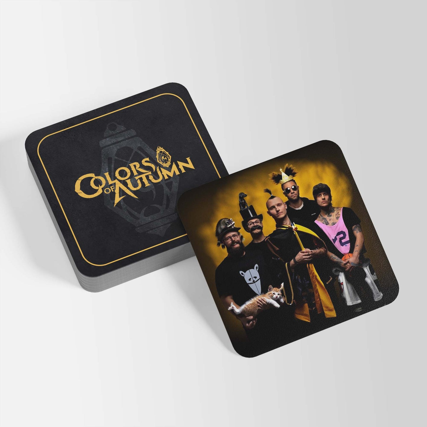 5 Beer Mats "Colors of Awesome"