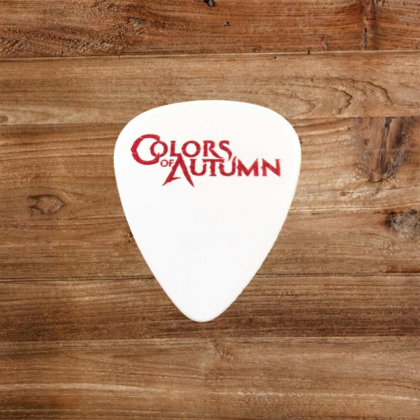 5 Plectrums - "Colors of Autumn" Logo