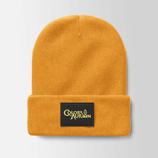 Beanie Gold Limited Edition - „Colors of Autumn“ Logo